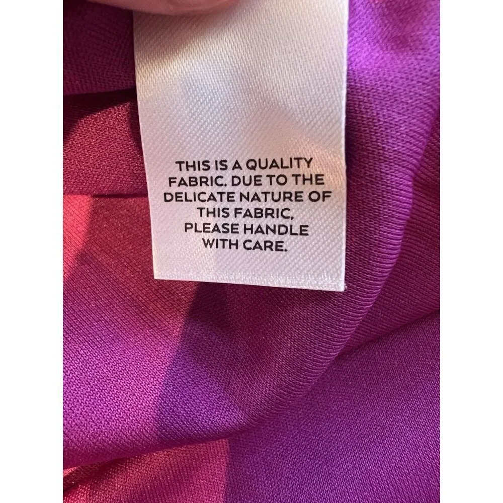 Lulus Showing Off A Little Magenta Asymmetrical Tulip Midi Dress XS Formal NWT - Picture 15 of 15